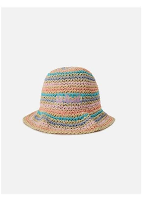 Cappello bucket multicolor SAINT BARTH | PLY0002 POLLY JR00885L STRAW STRIPES 2126 EMB